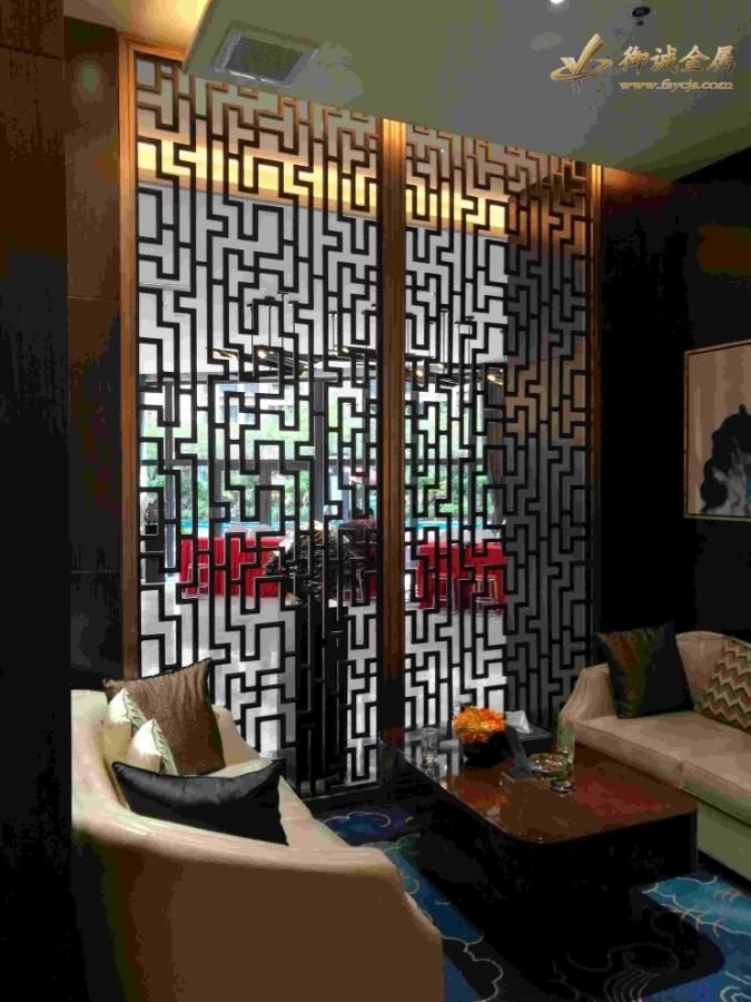 不銹鋼屏風(fēng)實例