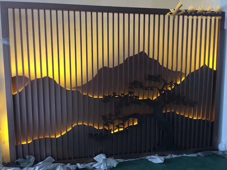 不銹鋼屏風(fēng)實例